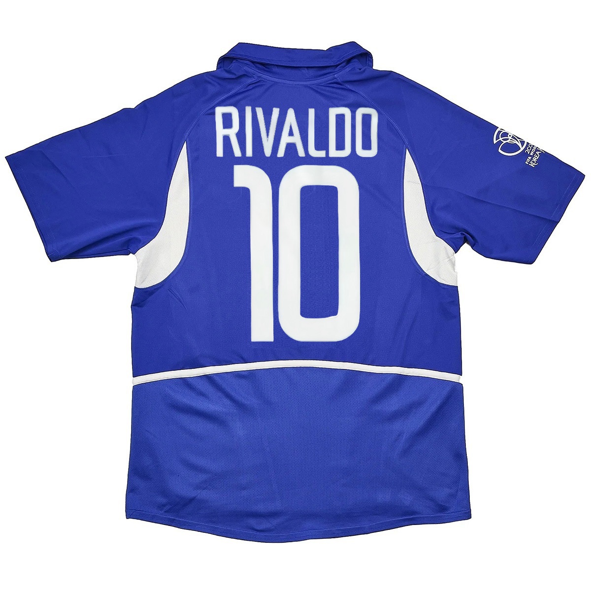Rivaldo #10 Retro Brazil Away Jersey World Cup 2002 — Brazil Away 2002