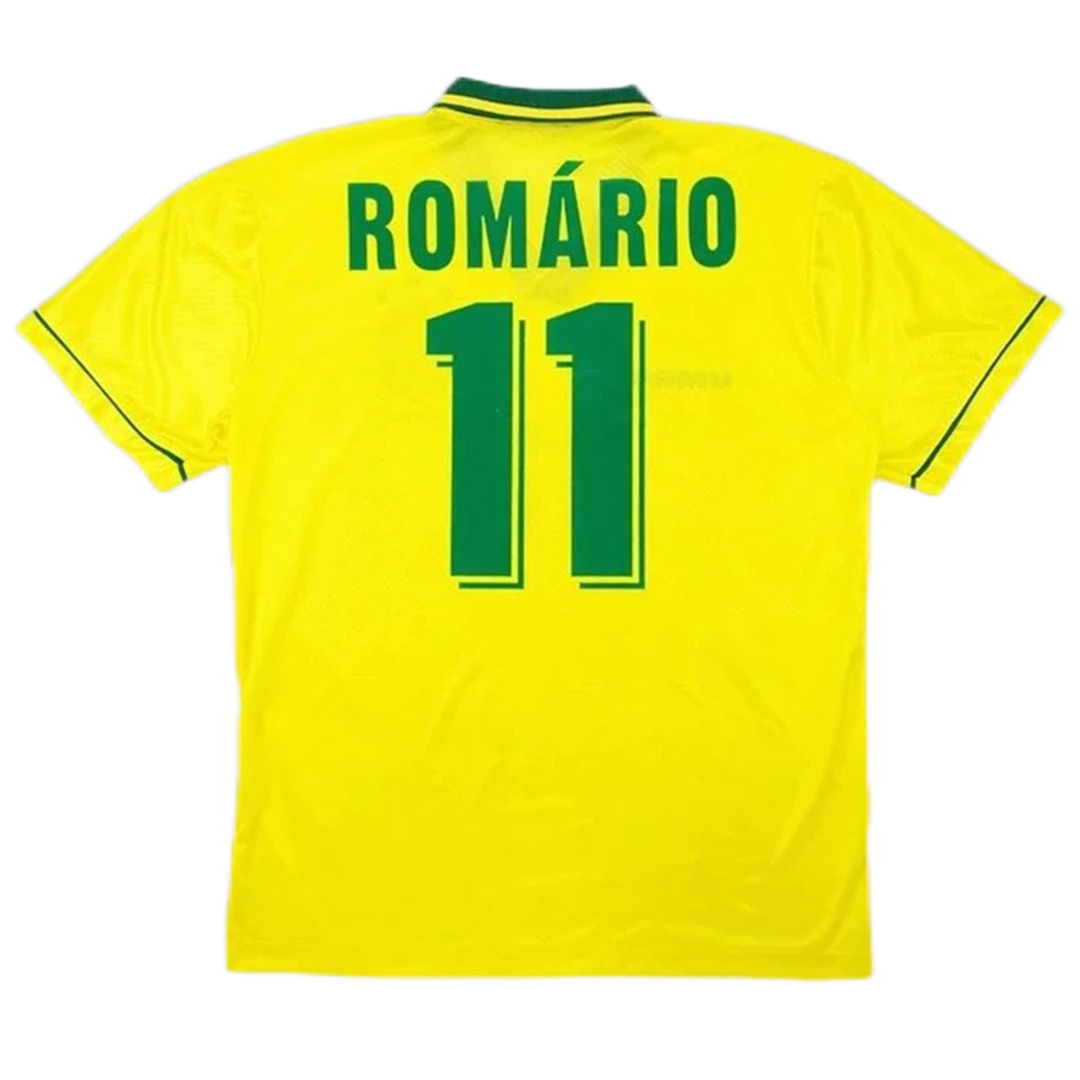 ROMÁRIO #11 Retro Brazil Home Jersey World Cup 1994 — Brazil Home 1994