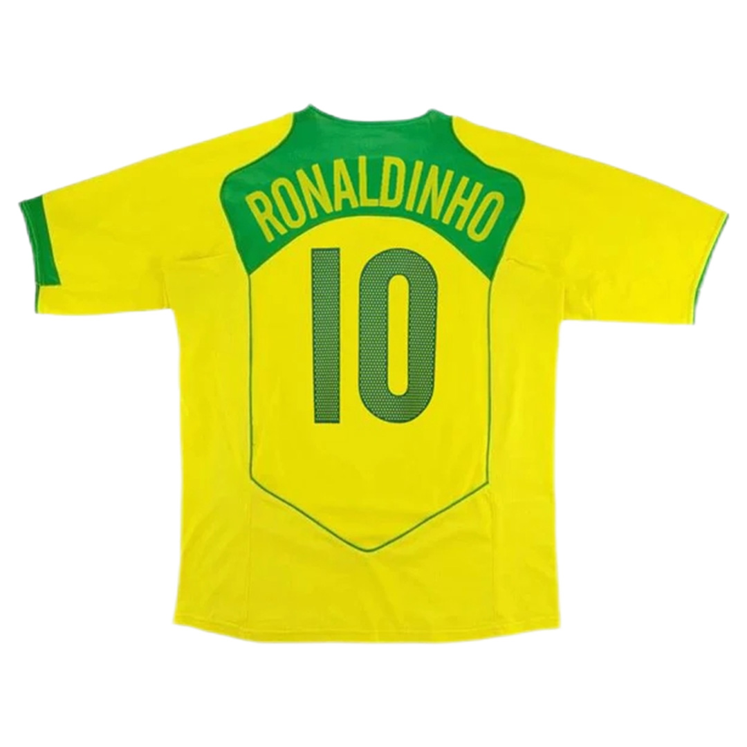 Ronaldinho #10 Retro Brazil Home Jersey 2004 — Brazil Home 2004