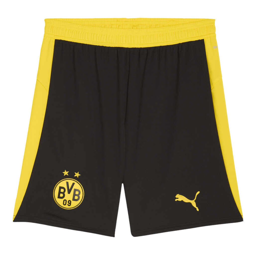 Borussia Dortmund Home Soccer Shorts 2025/26 - Cancha Kits
