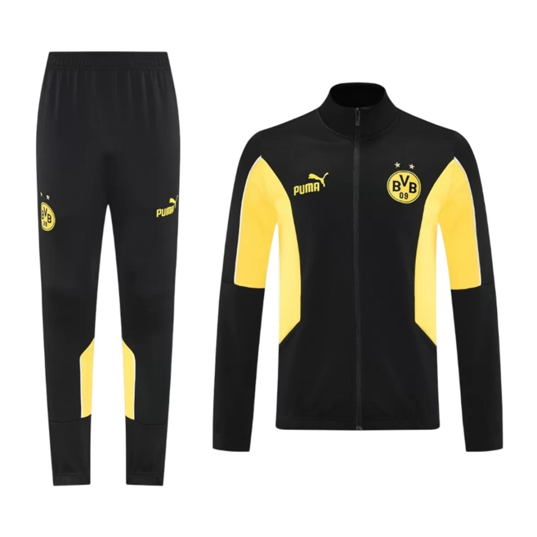 Borussia Dortmund Training Tracksuit Kit(Jacket+Pants) Yellow 2025/26 — Bundesliga Training 2025/26