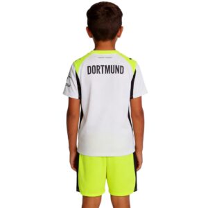 Kids Borussia Dortmund Away Jersey Kit 2025/26 - Cancha Kits