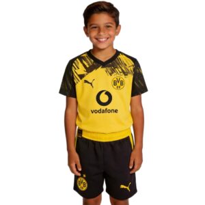 Kids Borussia Dortmund Home Jersey Kit 2025/26 - Cancha Kits