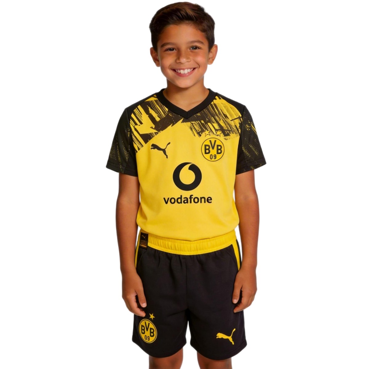 Kids Borussia Dortmund Home Jersey Kit — Bundesliga Home 2024/25