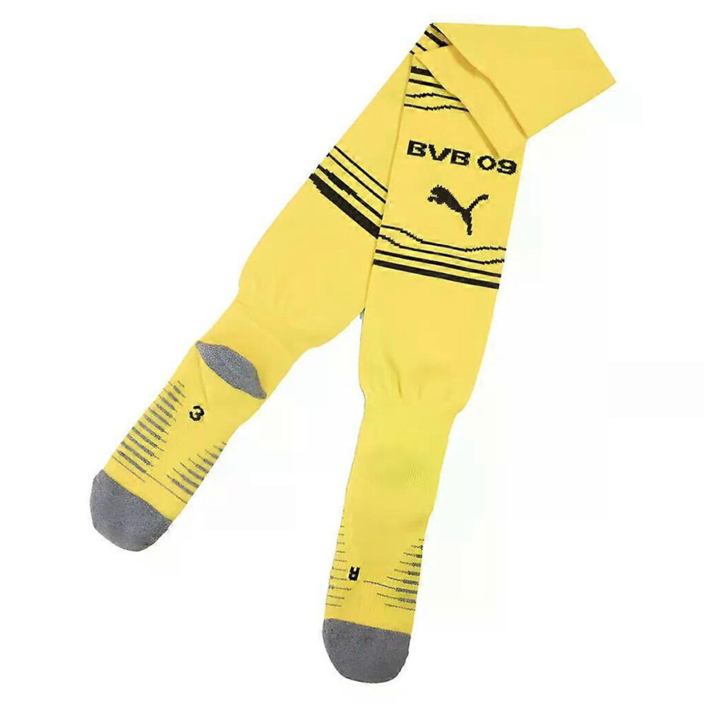 Kids Borussia Dortmund Home Soccer Socks – Yellow 2025/26 - Cancha Kits