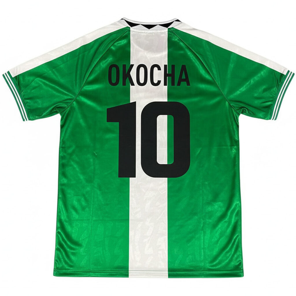 Okocha #10 Retro Nigeria Home Jersey 1996 - Cancha Kits