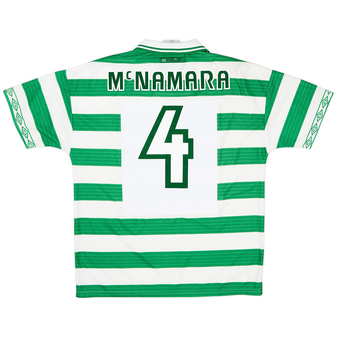 McNAMARA #4 Retro Celtic Home Jersey 1997/99 — Celtic Home 1997/99