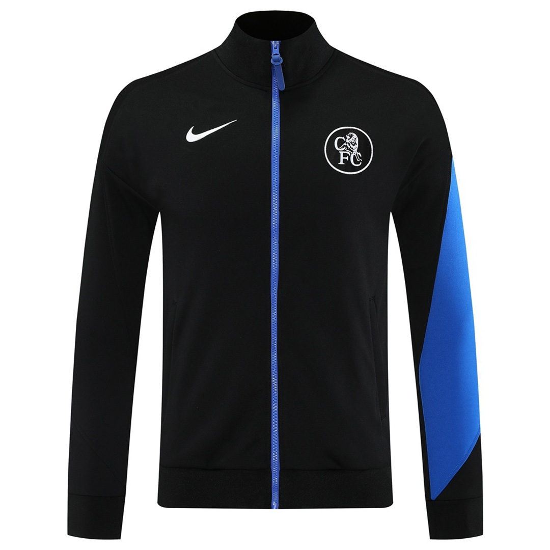Chelsea Anthem Jacket Black 2025/26 — Chelsea Jacket 2025/26