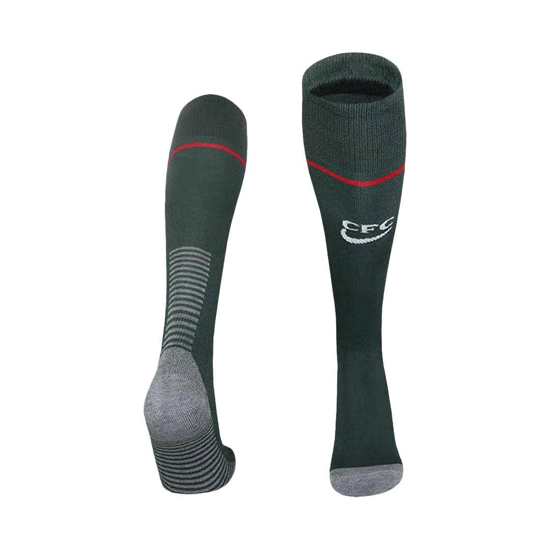 Chelsea Away Soccer Socks - Green 2025/26 — Chelsea Away 2025/26