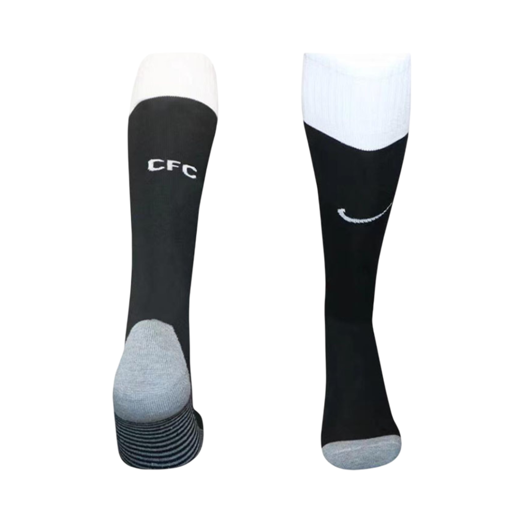 Chelsea Third Soccer Socks – Black 2025/26 - Cancha Kits
