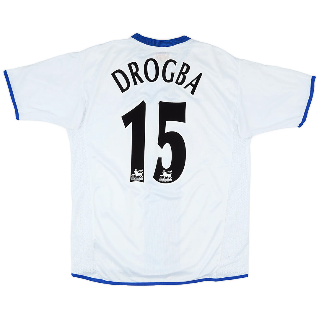DROGBA #15 Retro Chelsea Away Jersey 2003/05 — Chelsea Away 2003/05