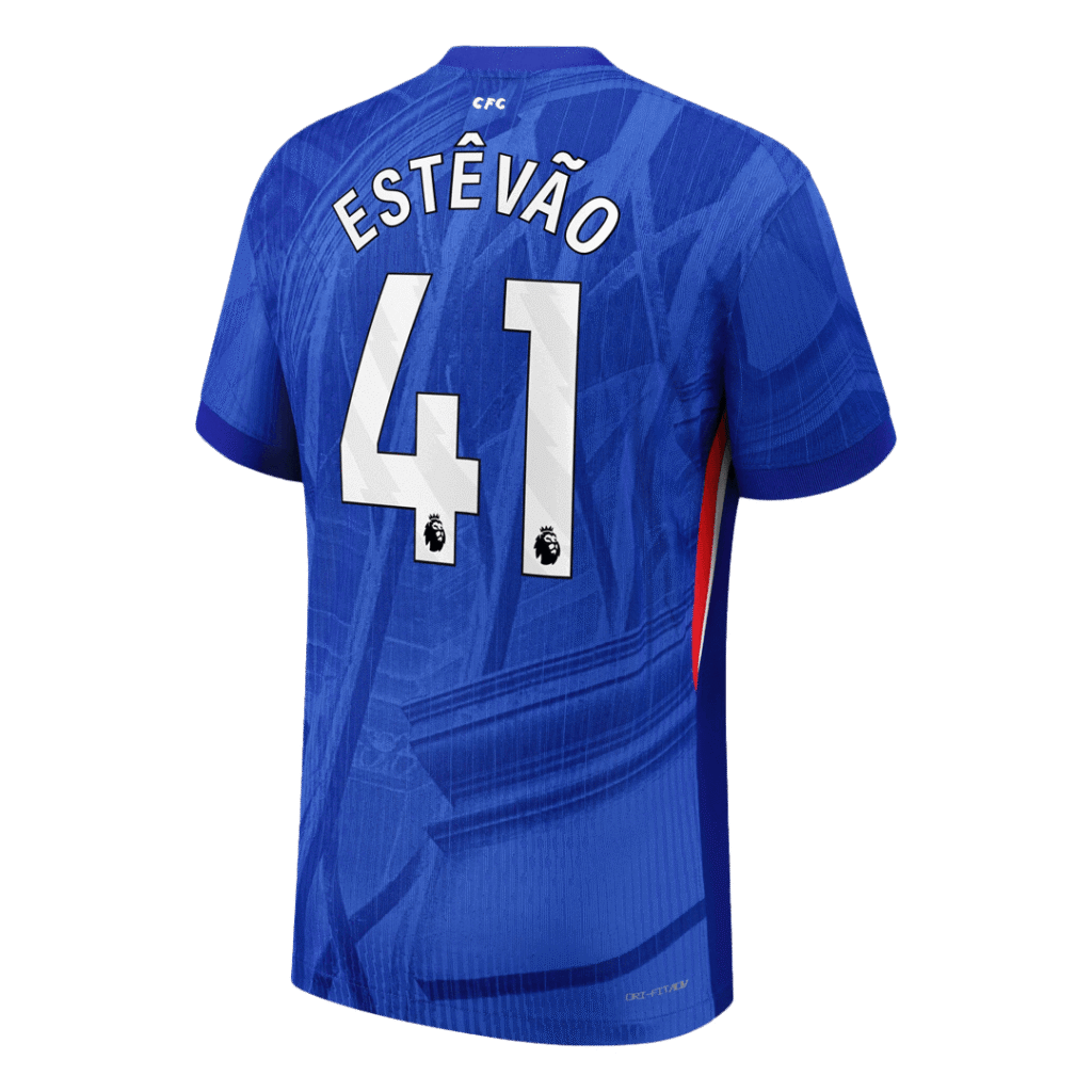 ESTÊVÃO #41 Chelsea Home Match Jersey Player Version 2025/26 - Cancha Kits