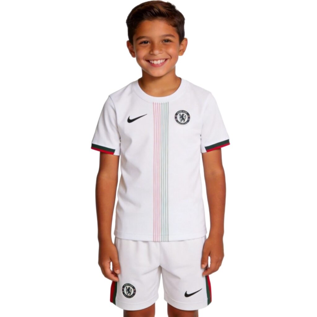 Kids Chelsea Away Jersey Kit 2025/26 - Cancha Kits