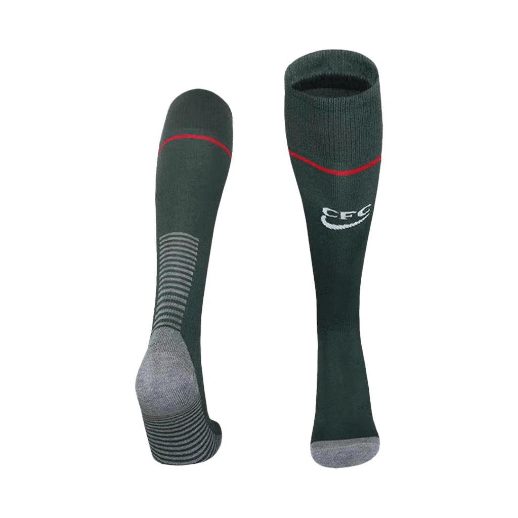 Kids Chelsea Away Soccer Socks – Green 2025/26 - Cancha Kits