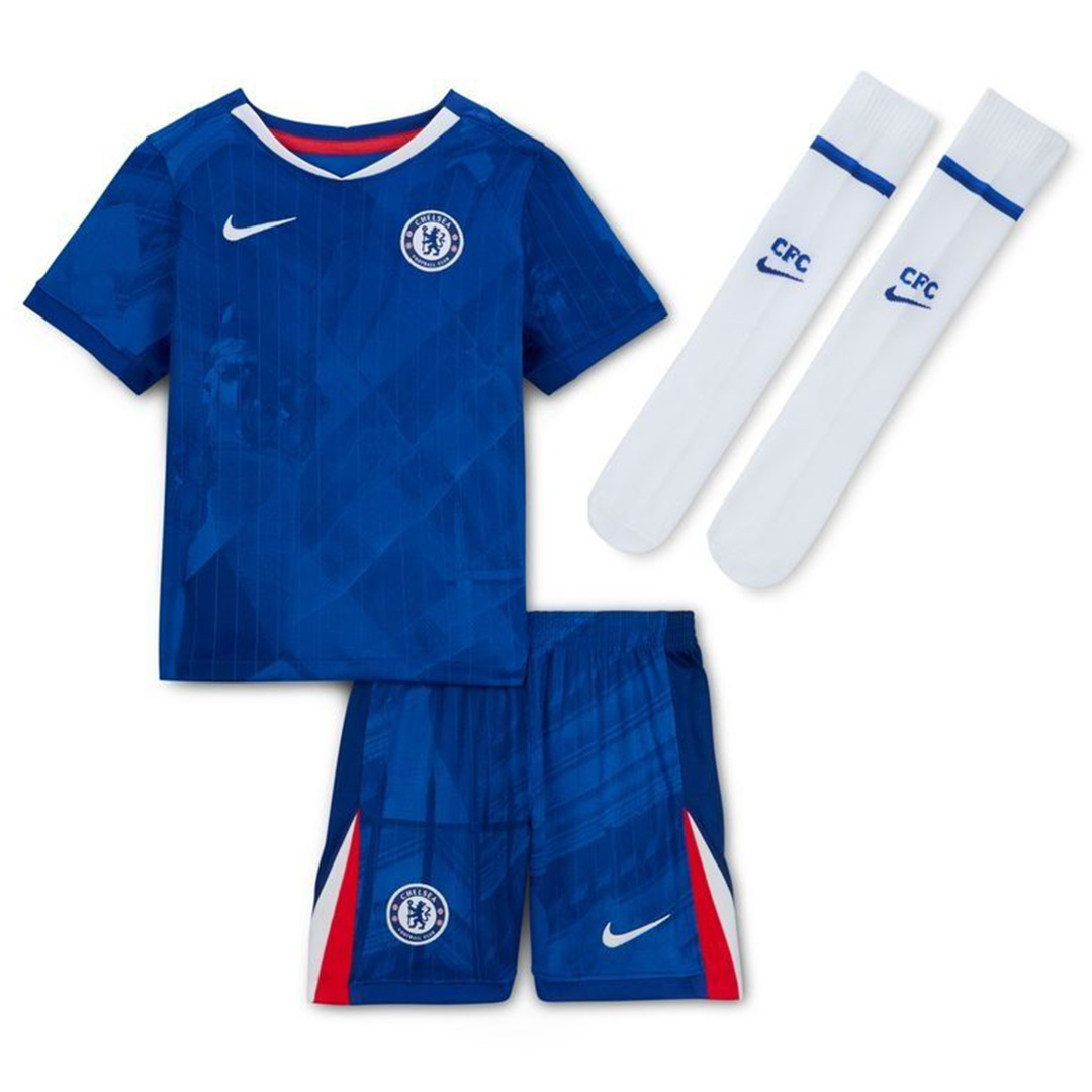 Kids Chelsea Home Jersey Full Kit 2025/26 — Chelsea Home 2025/26