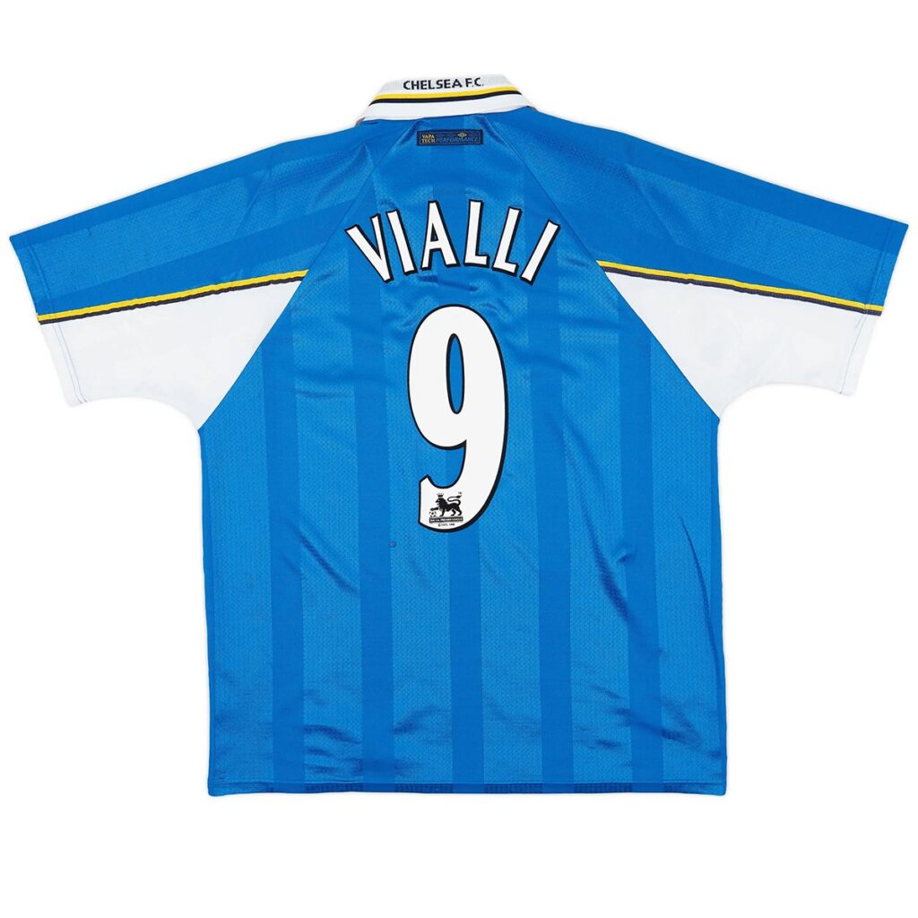 Vialli #9 Retro Chelsea Home Jersey 1997/99 - Cancha Kits