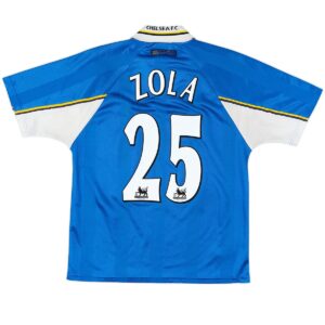 Zola #25 Retro Chelsea Home Jersey 1997/99 - Cancha Kits