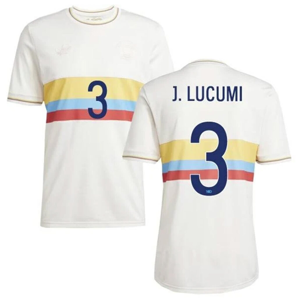 J. LUCUMI #3 Colombia Centenary Collection Jersey - Cancha Kits