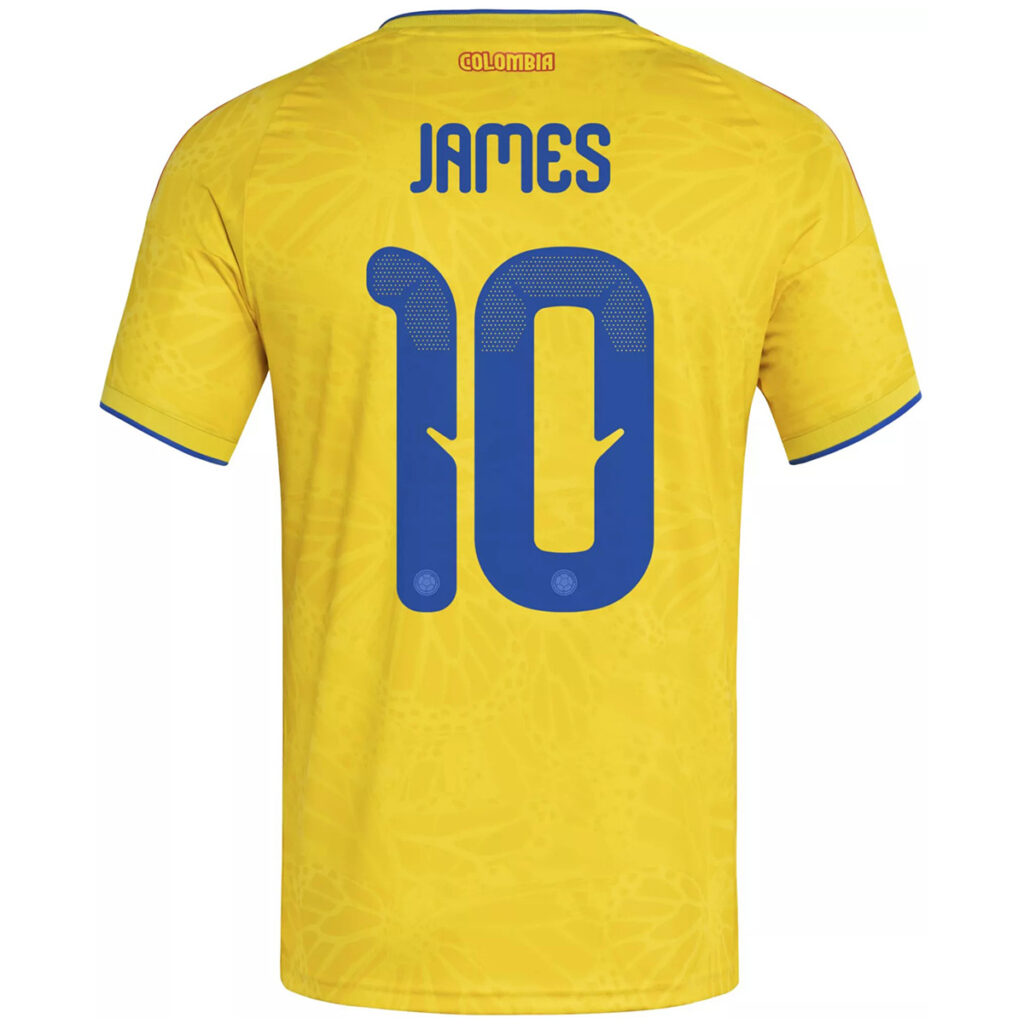 James #10 Colombia Home Jersey World Cup 2026 - Cancha Kits