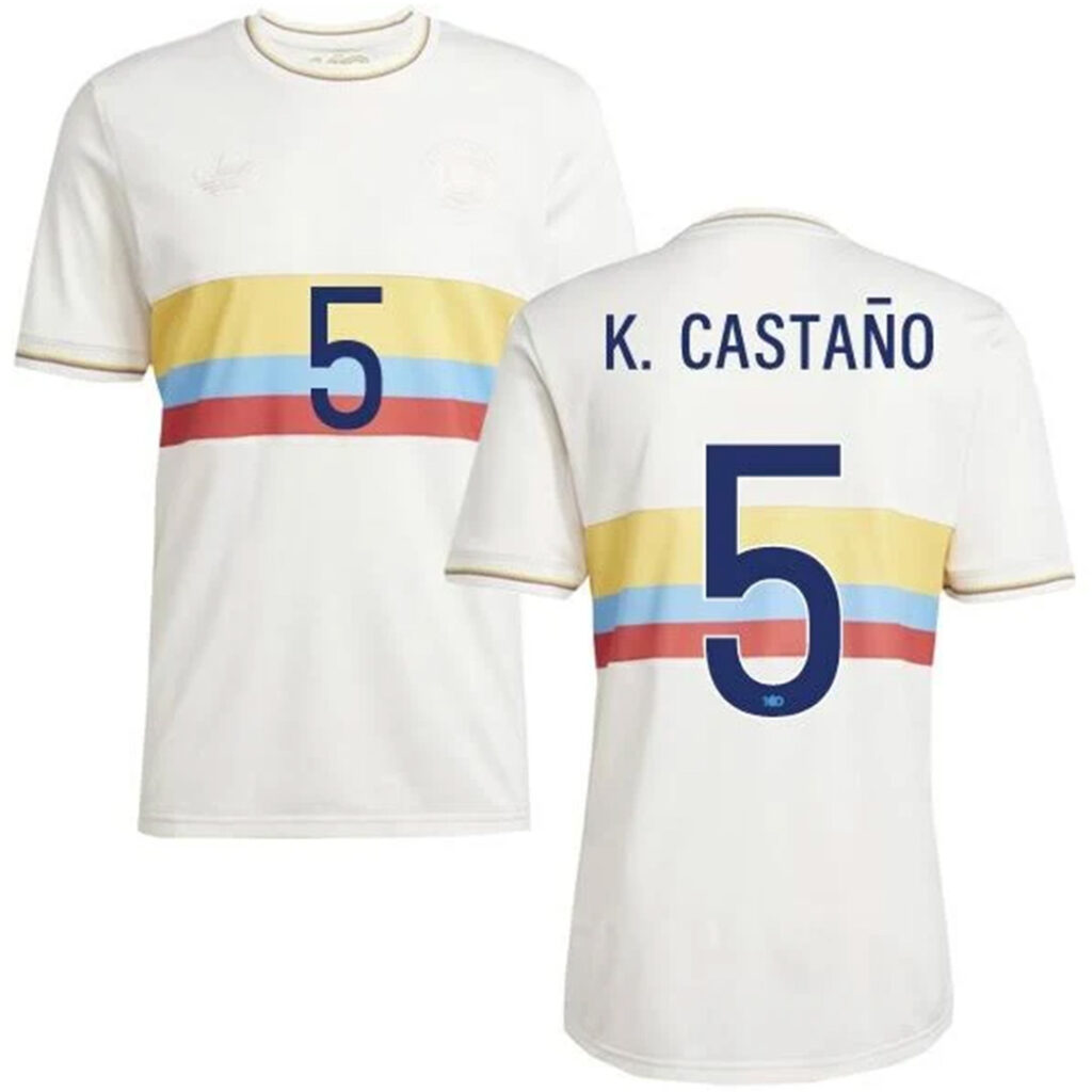 K. CASTAÑO #5 Colombia Centenary Collection Jersey - Cancha Kits