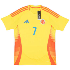 L.DÍAZ #7 Colombia Home Jersey Copa America - Cancha Kits