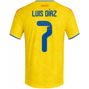 Luis Díaz #7 Colombia Home Match Jersey Player Version World Cup 2026 - Cancha Kits