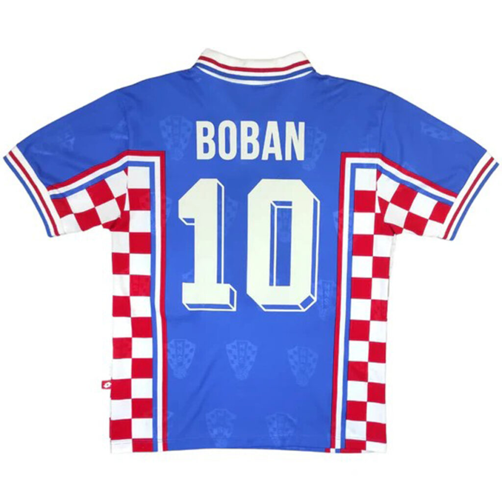 Boban #10 Retro Croatia Away Jersey World Cup 1998 - Cancha Kits