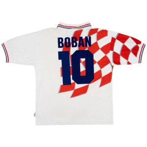 Boban #10 Retro Croatia Home Jersey World Cup 1998 - Cancha Kits