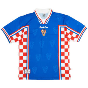 Šuker #9 Retro Croatia Away Jersey World Cup 1998 - Cancha Kits