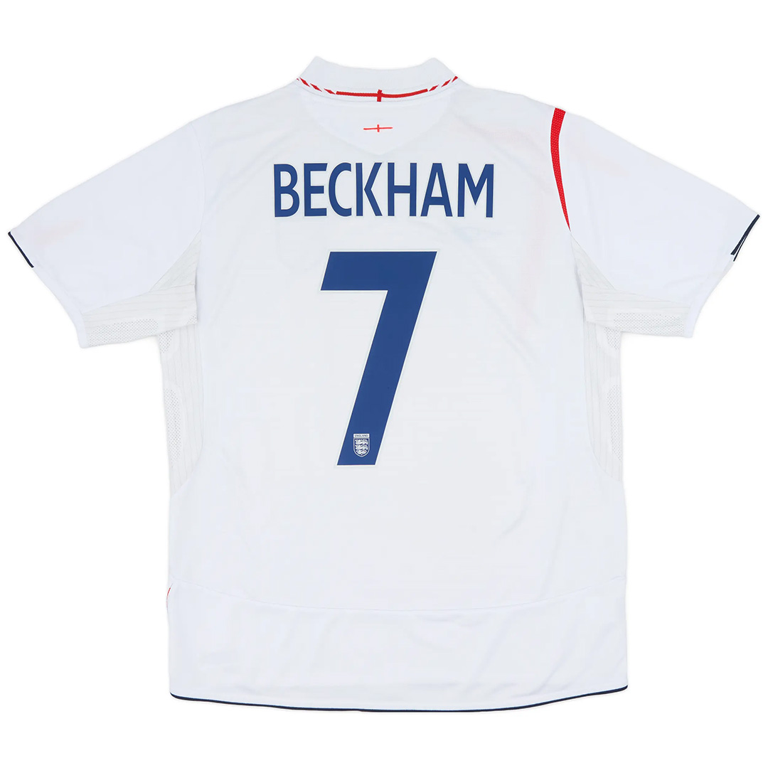 BECKHAM #7 Retro England Home Jersey World Cup 2006 — England Home 2006