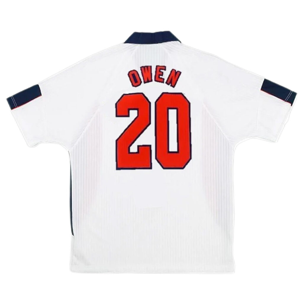 Owen #20 Retro England Home Jersey World Cup 1998 - Cancha Kits