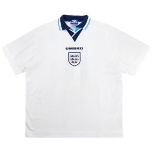 Retro England Home Jersey Euro Cup 1996 - Cancha Kits