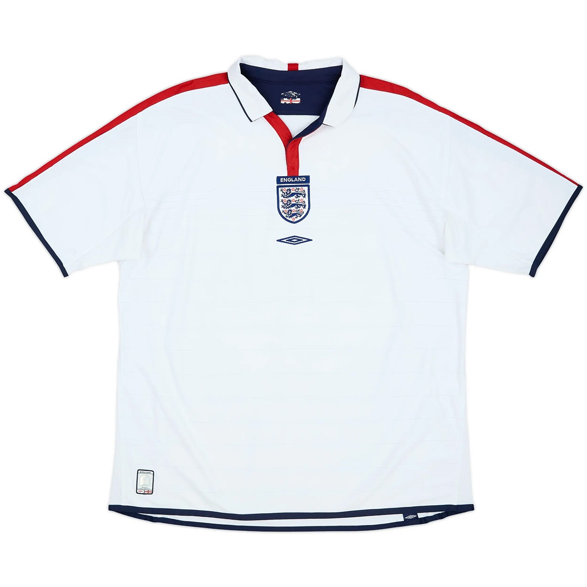 Retro England Home Jersey Euro Cup 2004 — England Home 2004