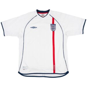 Retro England Home Jersey World Cup 2002 - Cancha Kits