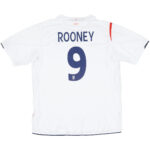 Rooney #9 Retro England Home Jersey World Cup 2006