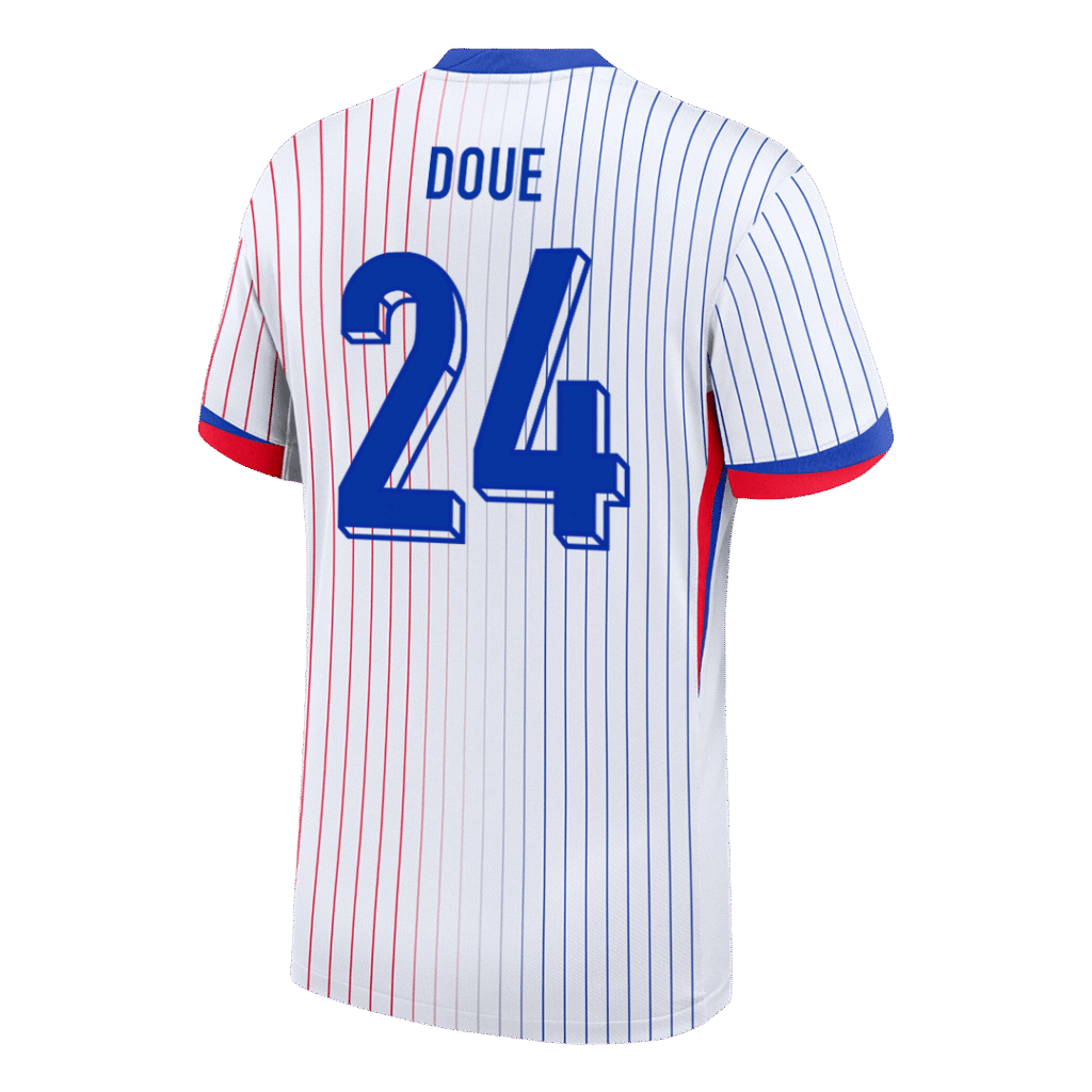 DOUE #24 France Away Jersey - Cancha Kits