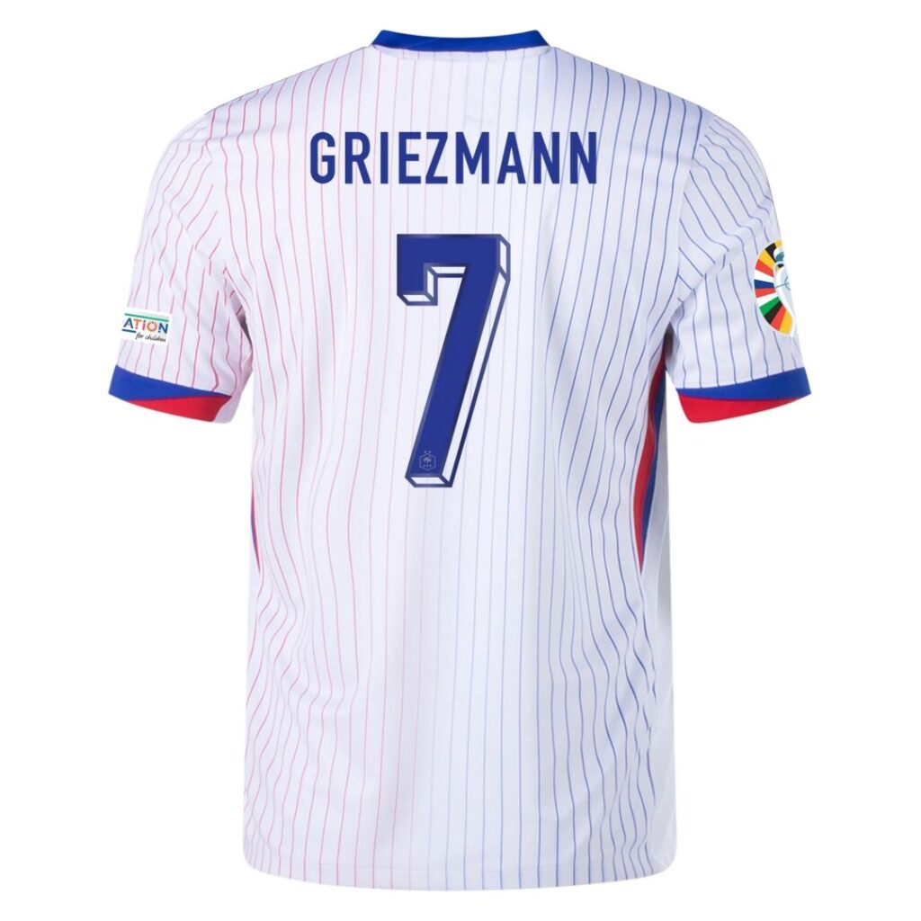 GRIEZMANN #7 France Away Jersey Euro - Cancha Kits