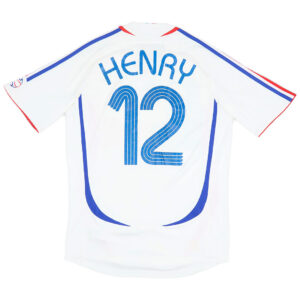 HENRY #12 Retro France Away Jersey World Cup 2006 - Cancha Kits