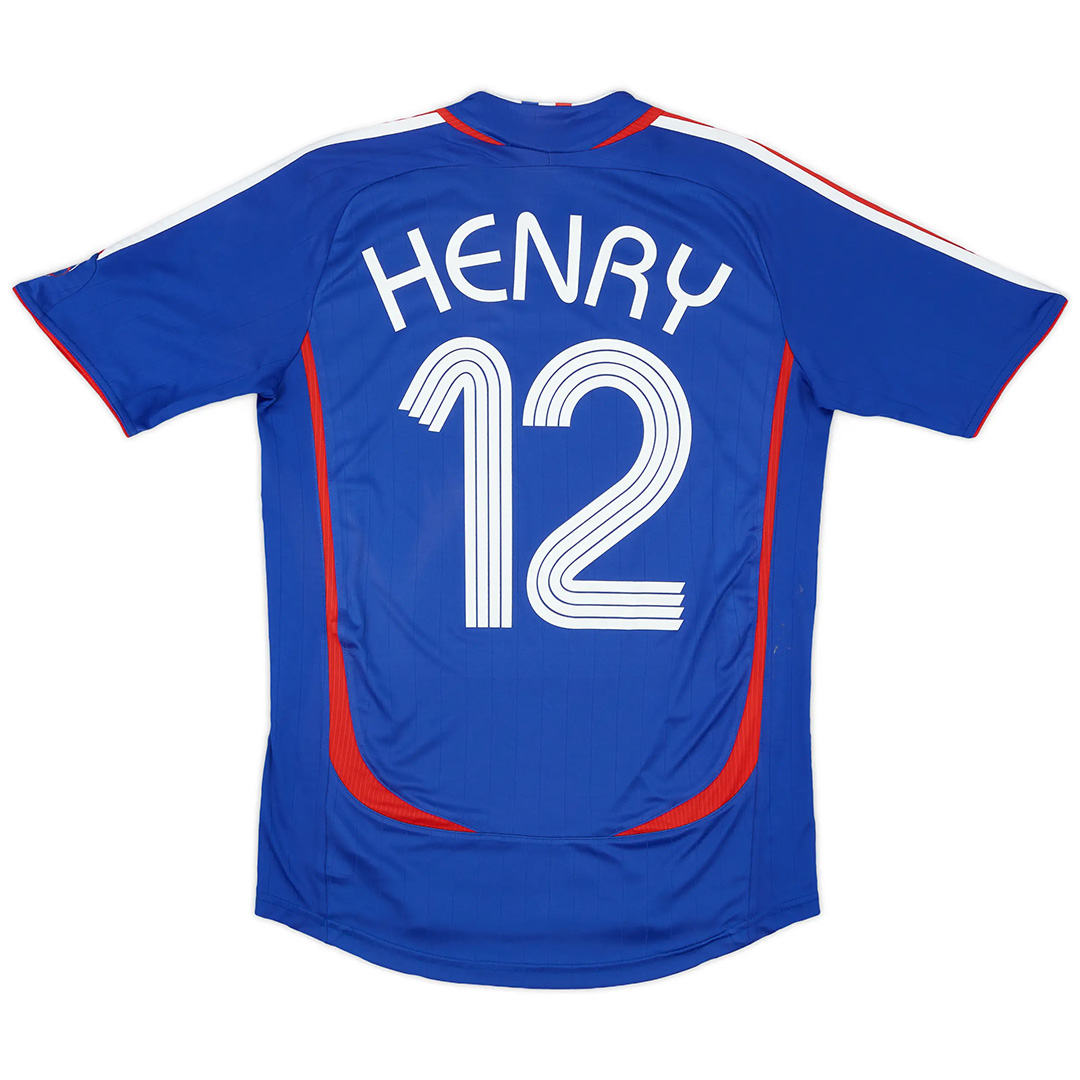 HENRY #12 Retro France Home Jersey World Cup 2006 — France Home 2006