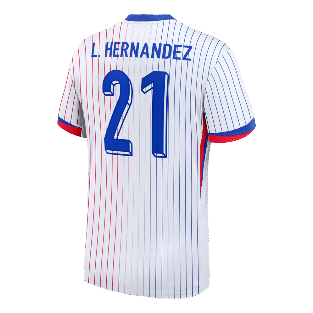 L.HERNANDEZ #21 France Away Jersey - Cancha Kits