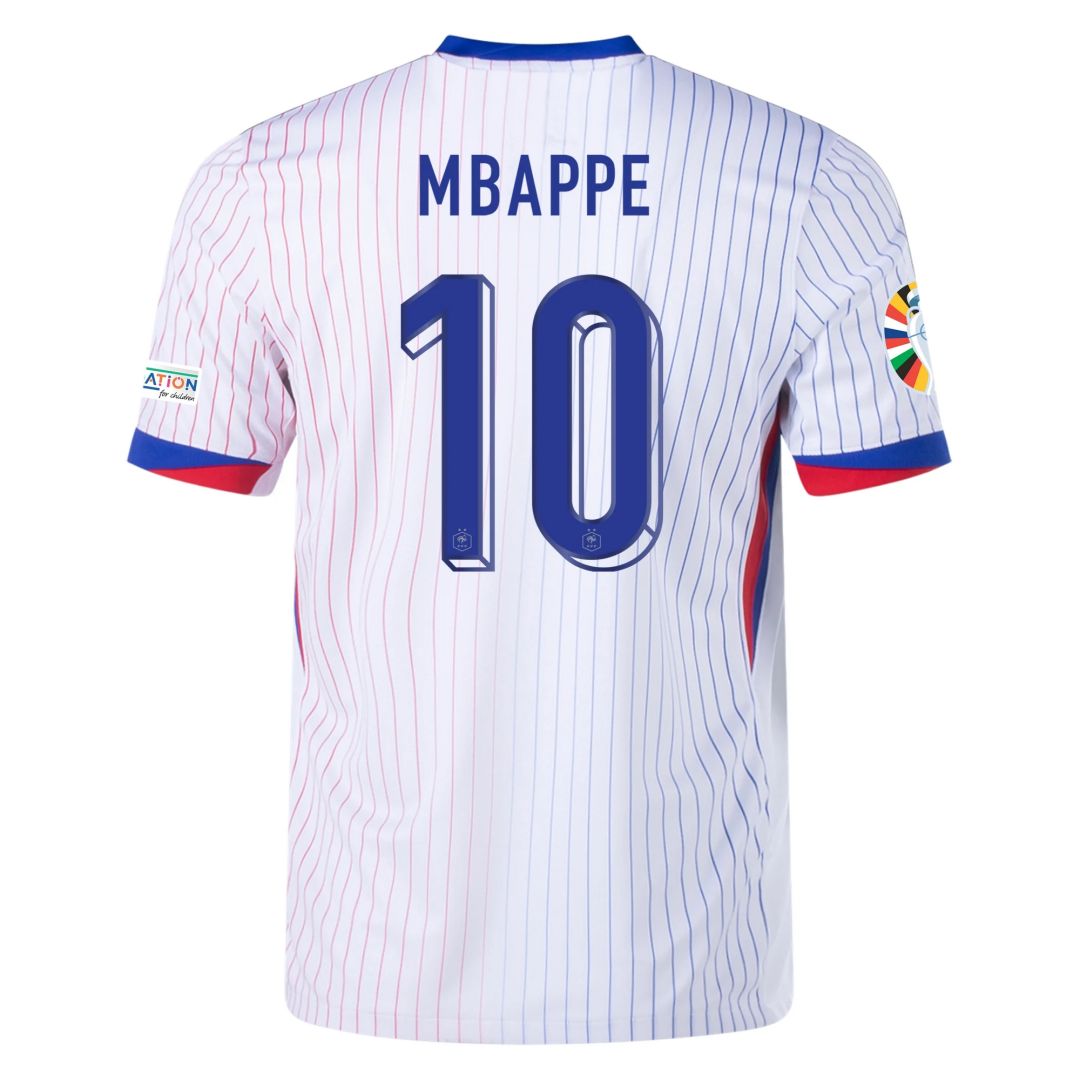 MBAPPE #10 France Away Jersey Euro — France Away 2024