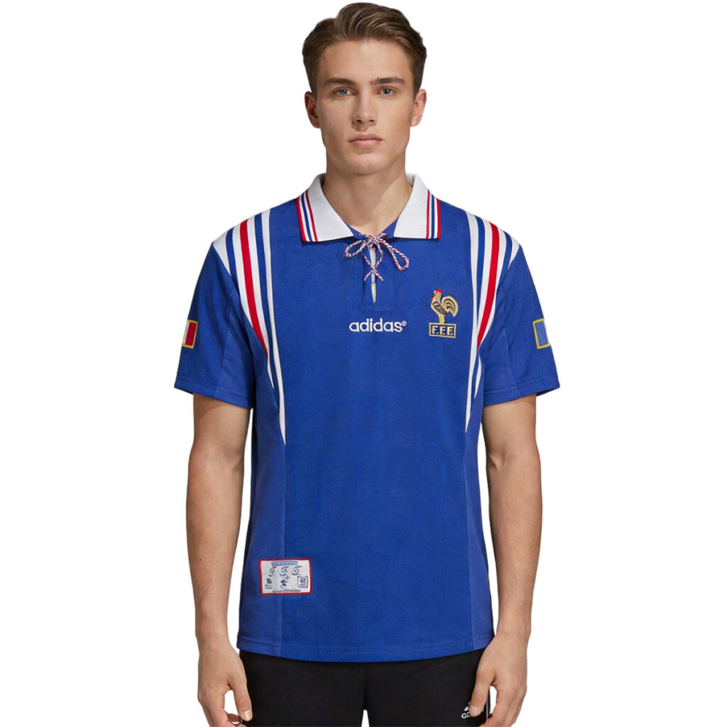 Retro France Home Jersey Euro Cup 1996 - Cancha Kits
