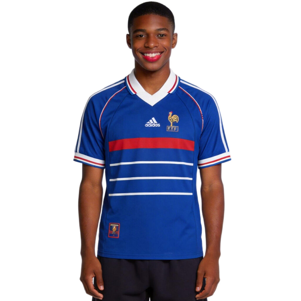 Retro France Home Jersey World Cup 1998 - Cancha Kits