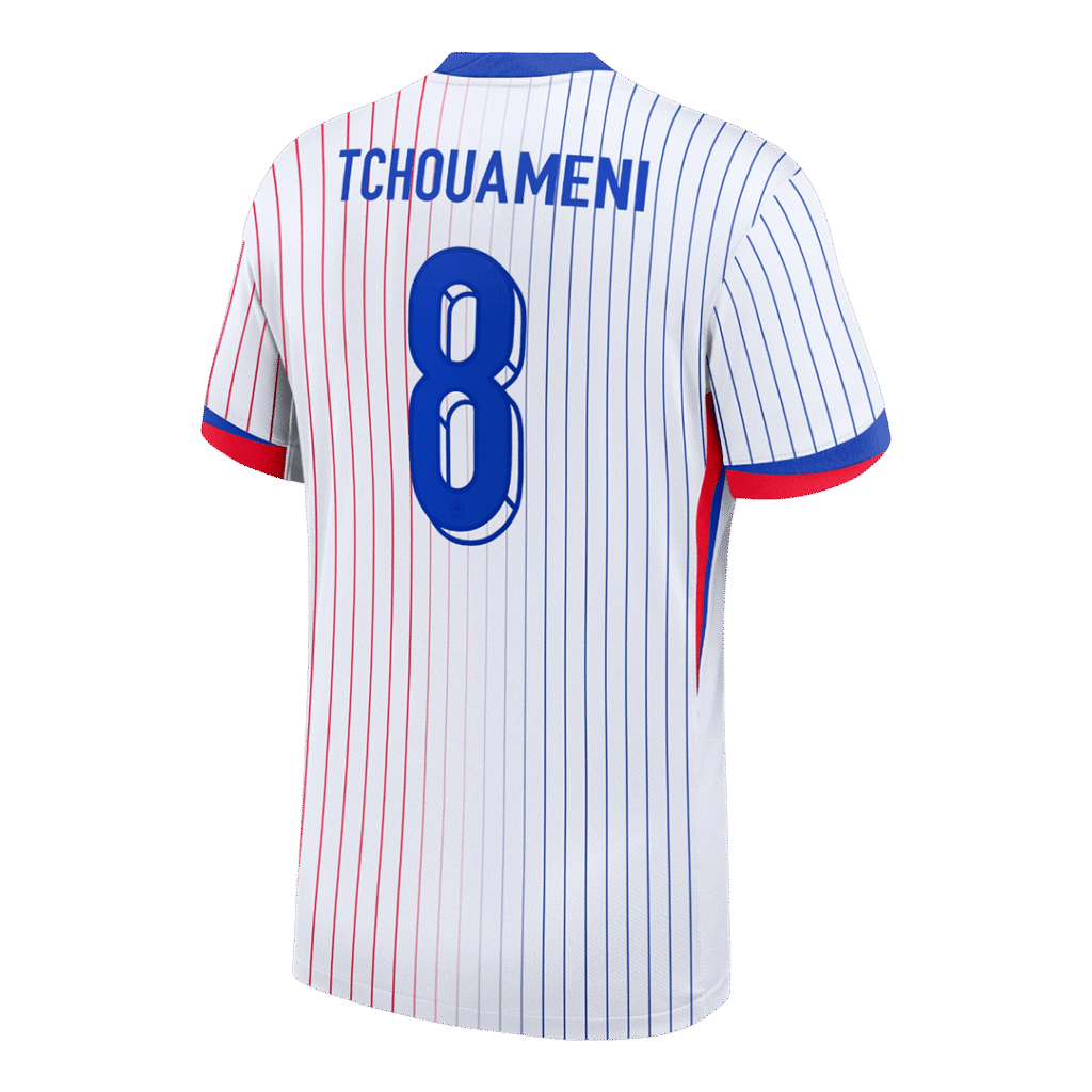 TCHOUAMENI #8 France Away Jersey - Cancha Kits