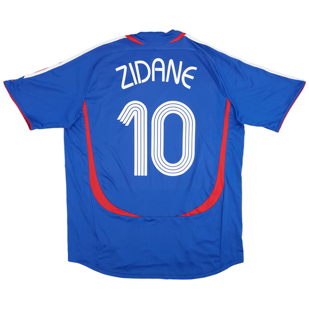 ZIDANE #10 Retro France Home Jersey World Cup 2006 — France Home 2006