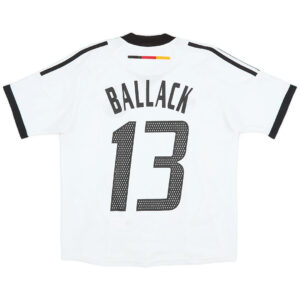 BALLACK #13 Retro Germany Home Jersey World Cup 2002 - Cancha Kits