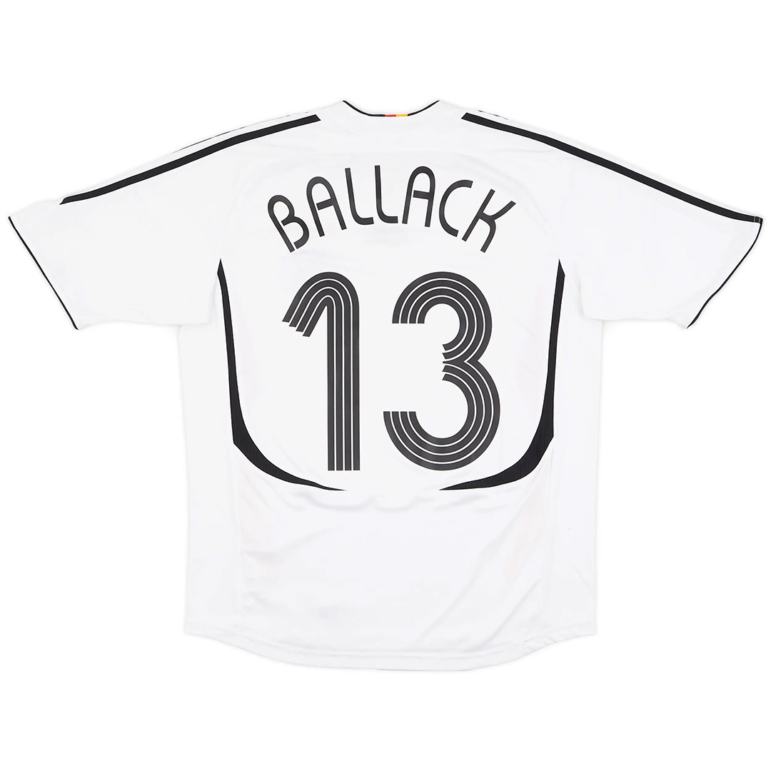 BALLACK #13 Retro Germany Home Jersey World Cup 2006 — Germany Home 2006