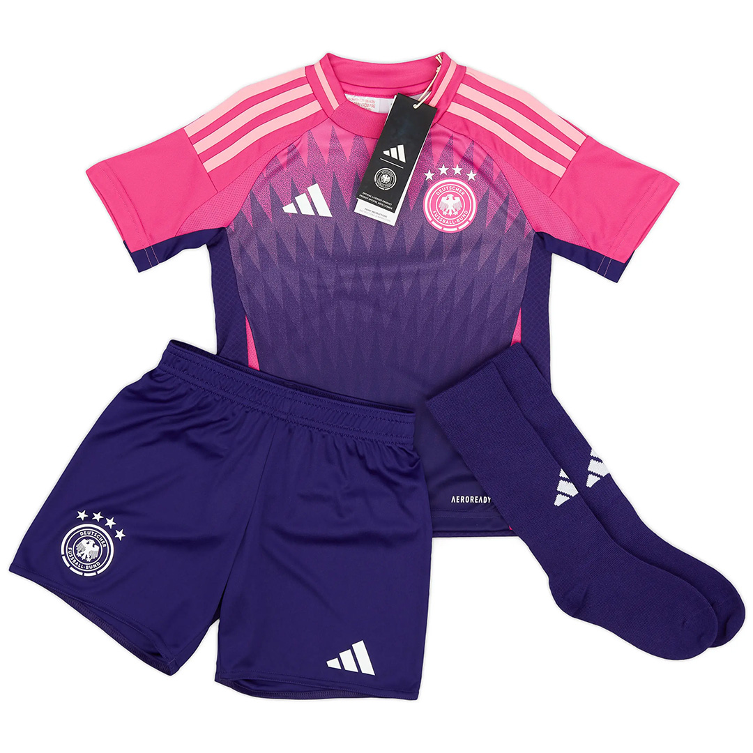 Kids Germany Away Full Jersey Kit Euro — Germany Away 2024