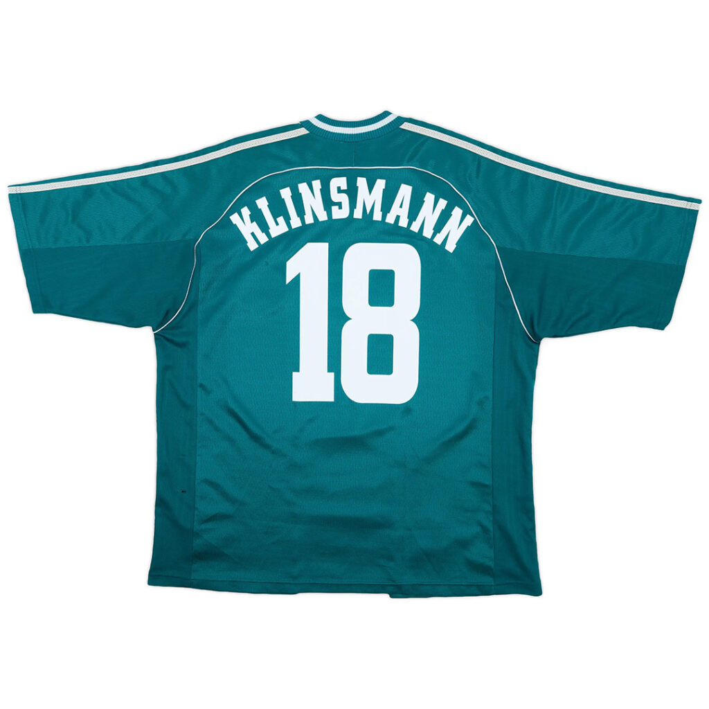 KLINSMANN #18 Germany Away Retro Jersey World Cup 1998 - Cancha Kits