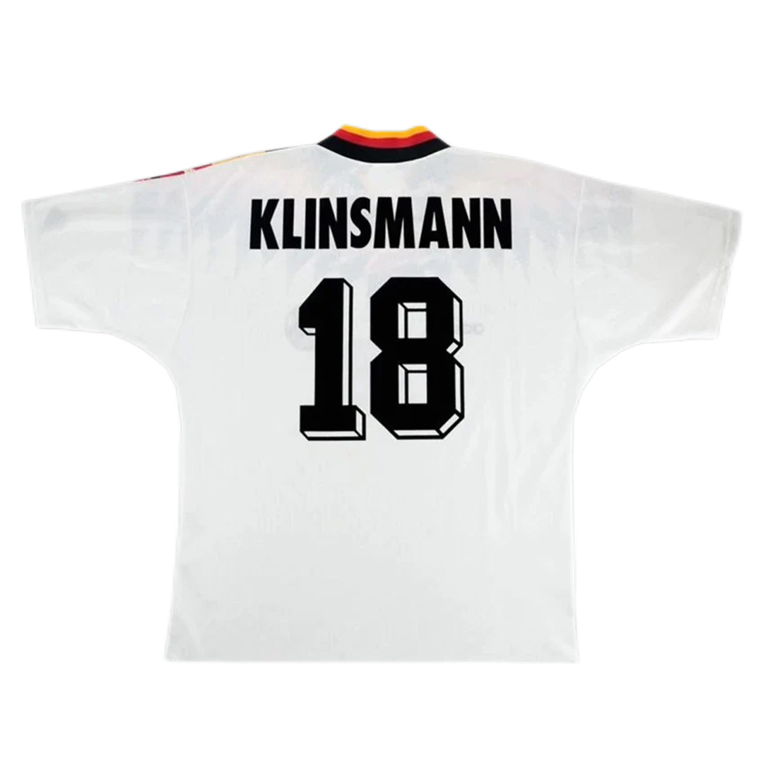 KLINSMANN #18 Retro Germany Jersey Home 1994 — Germany Home 1994